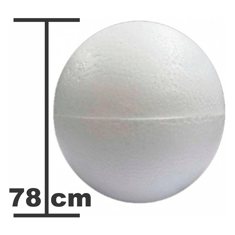 BOLA TECNOPOR 78cm DIAMTR