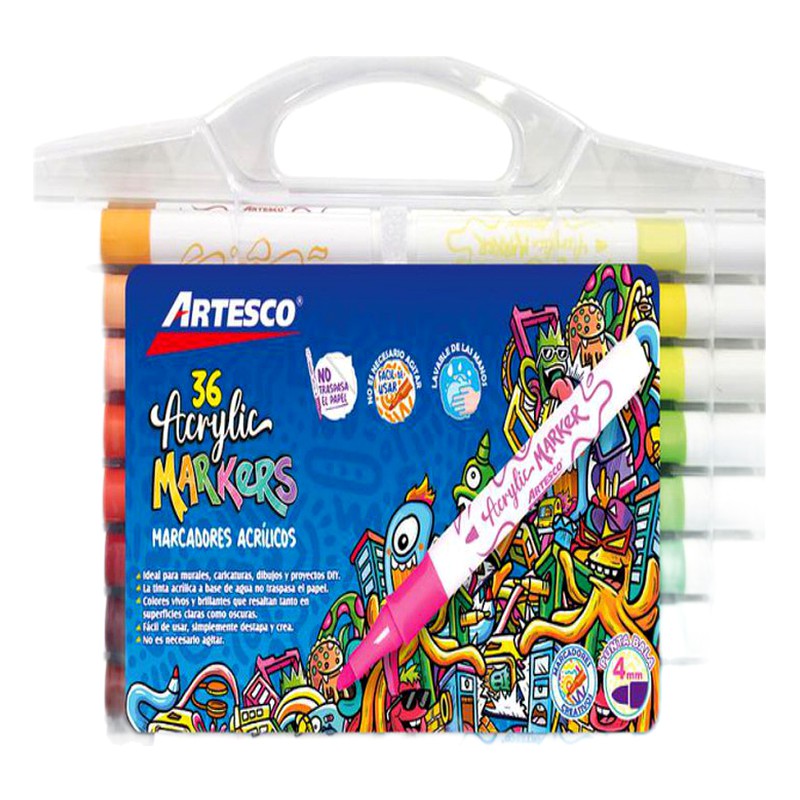 PLUMON ACRYLICO X24 C/ACRILICA - ARTESCO