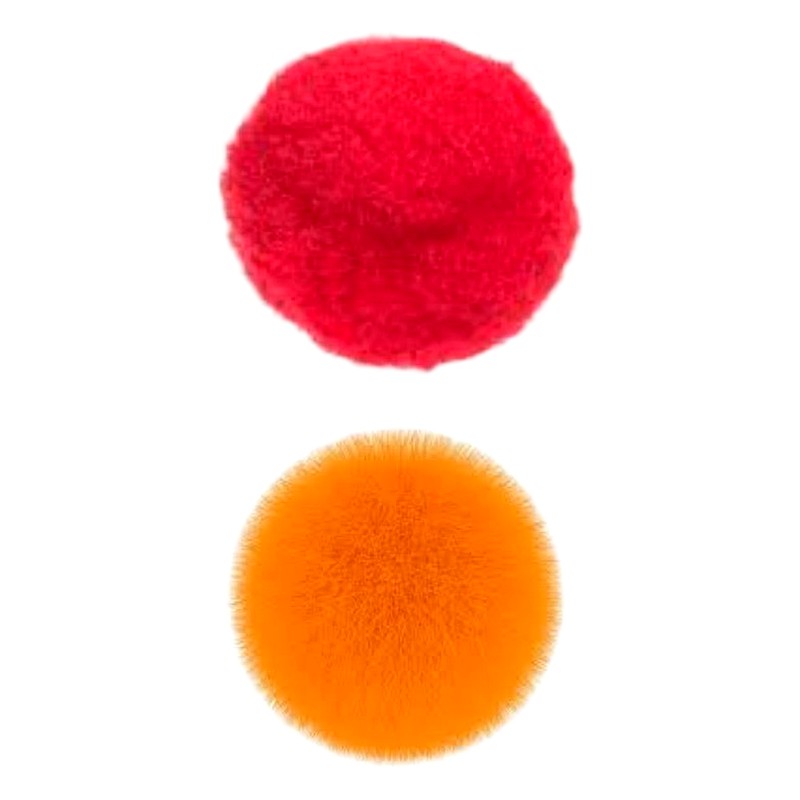 POMPONES XL X 2 UNI
