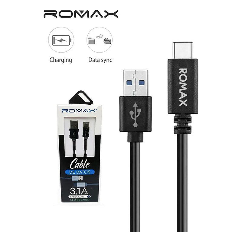 CABLE/CARGADOR T-C ROMAX - TECNOLOGIA 