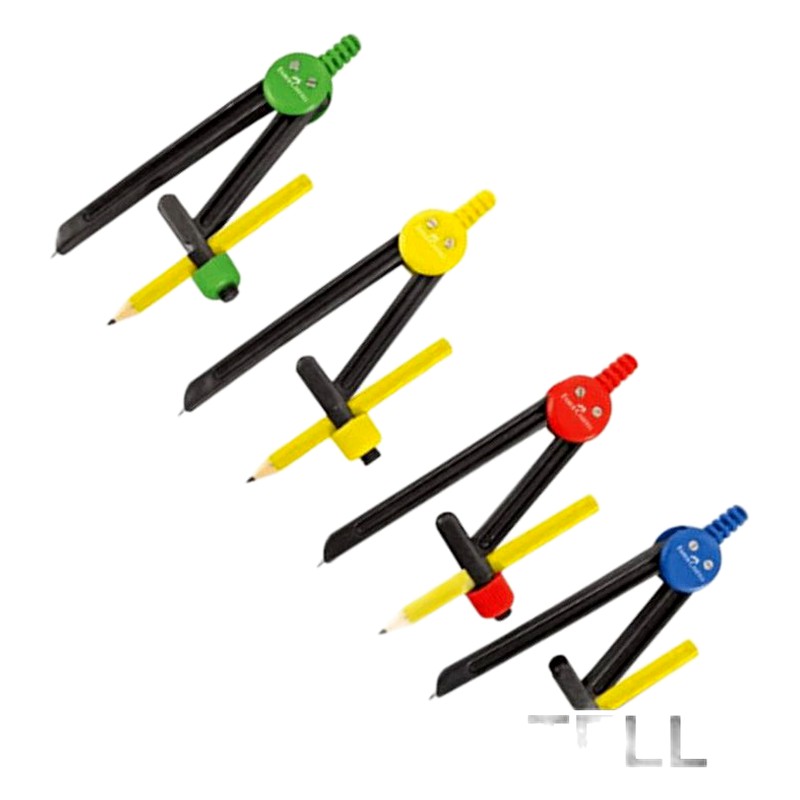 COMPAS ESCOLAR PLASTICO - FABER CASTELL