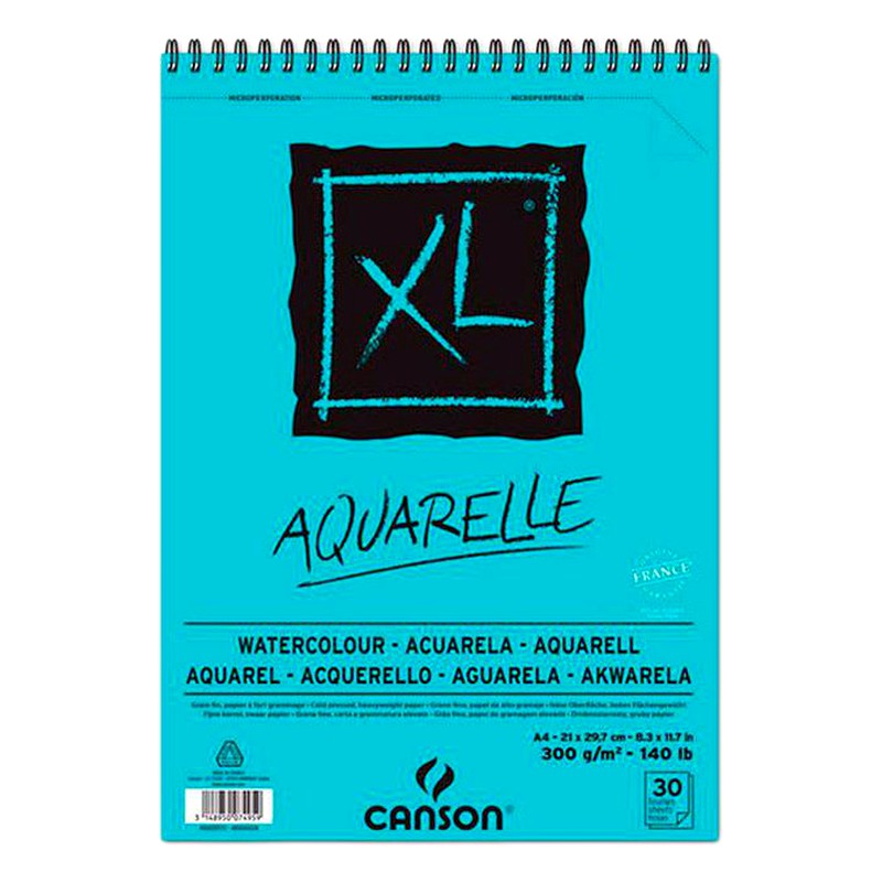 BLOCK A4 30H 300GR AQUARELLE - CANSON