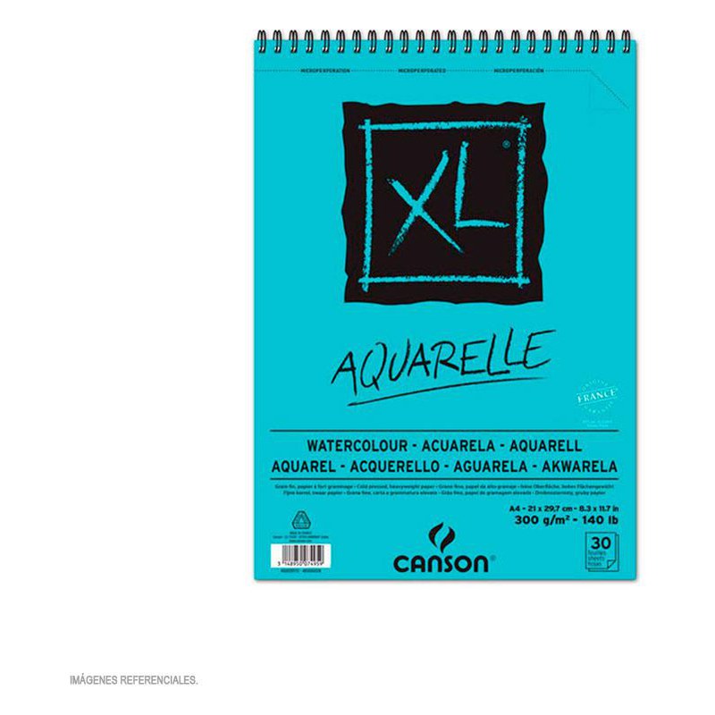BLOCK A4 30H 300GR AQUARELLE - CANSON