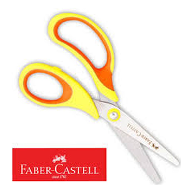 TIJERA SOFT TOUCH 13 CM - FABER CASTELL