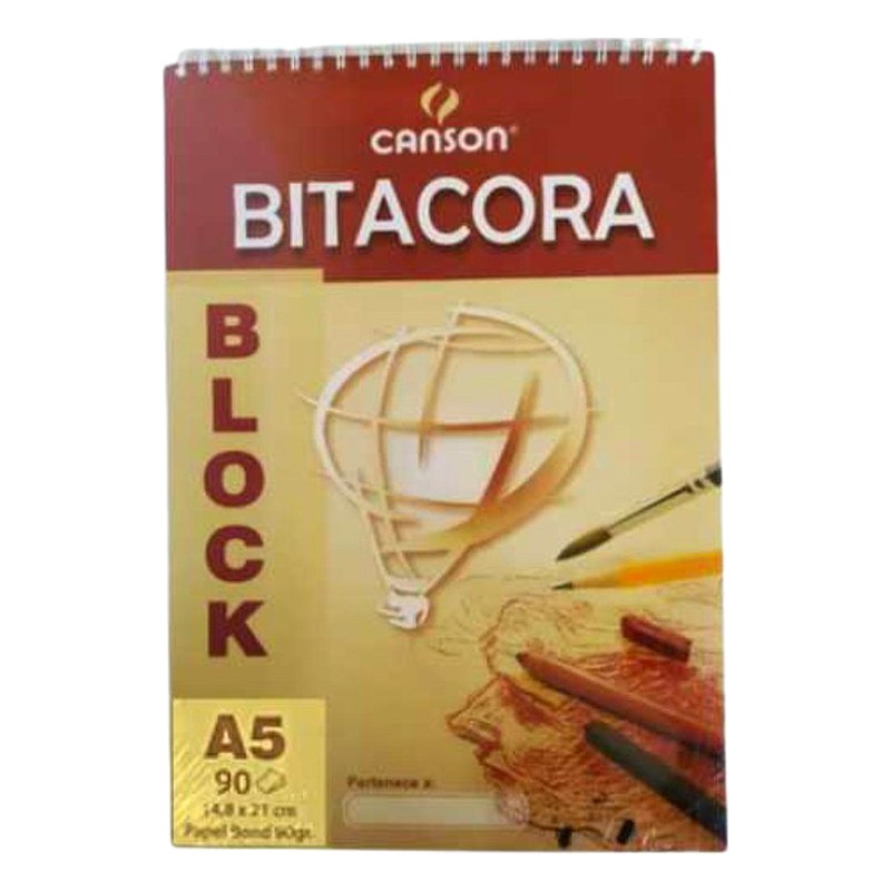 BLOCK BITACORA A5 - 90grs - CANSON