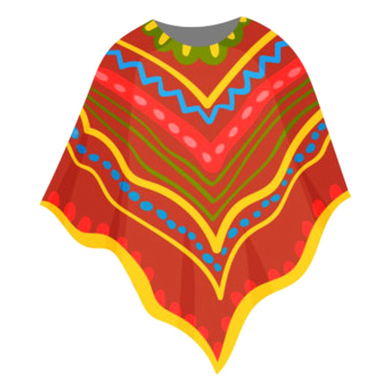 PONCHO ALGODON CHICO